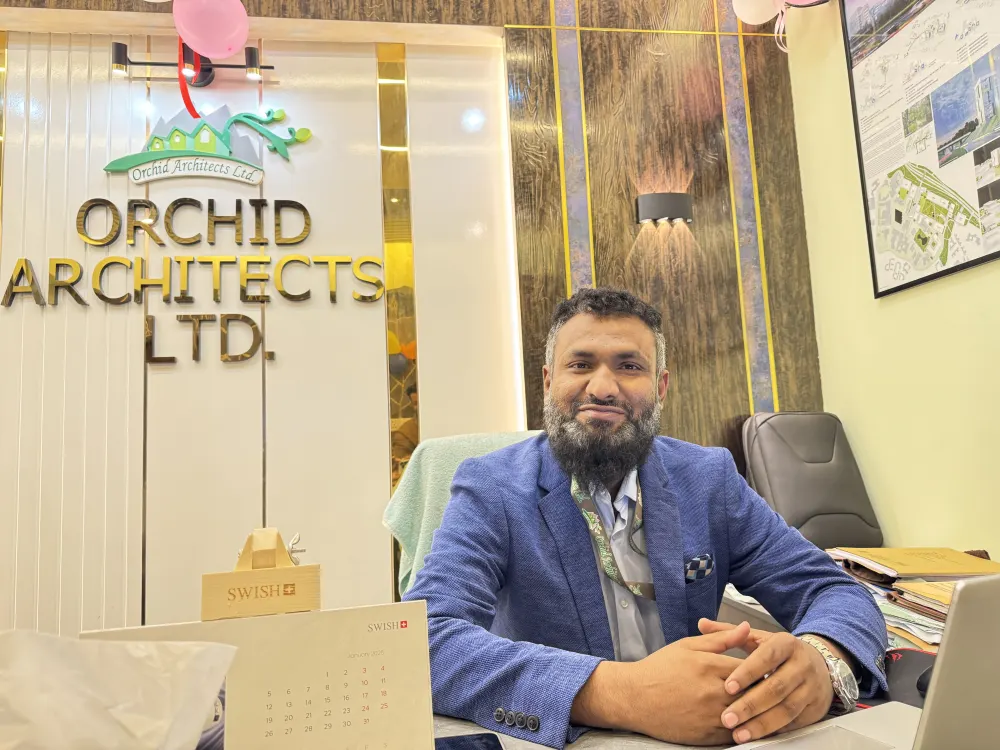 Architect Md.Ashiq Ahmed, Managing Director of Orchid Architects Ltd.